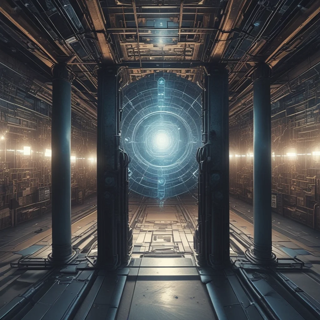 Open doorway with soft light, symbolizing a threshold.